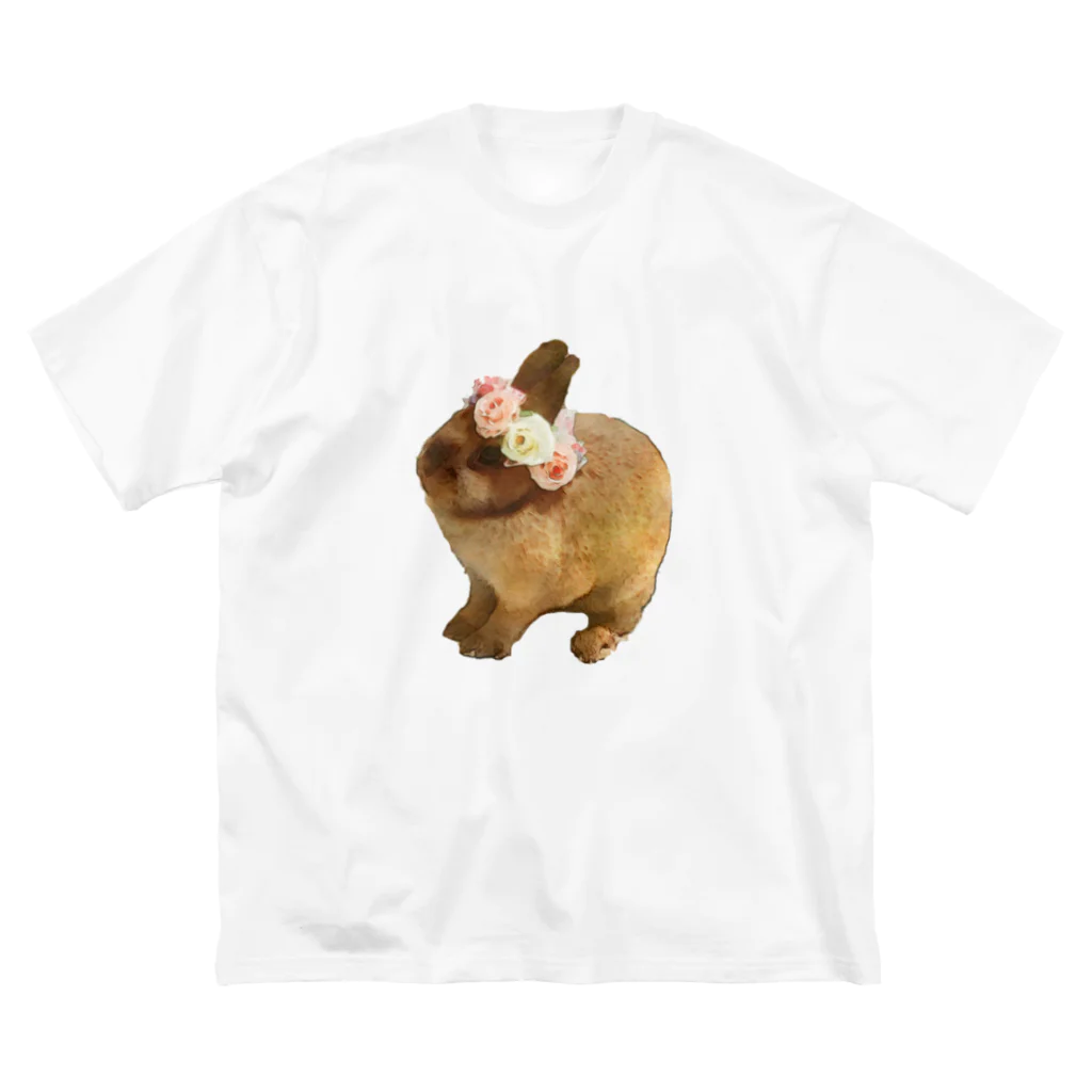 しまりす堂のうさぎさん ビッグシルエットTシャツ