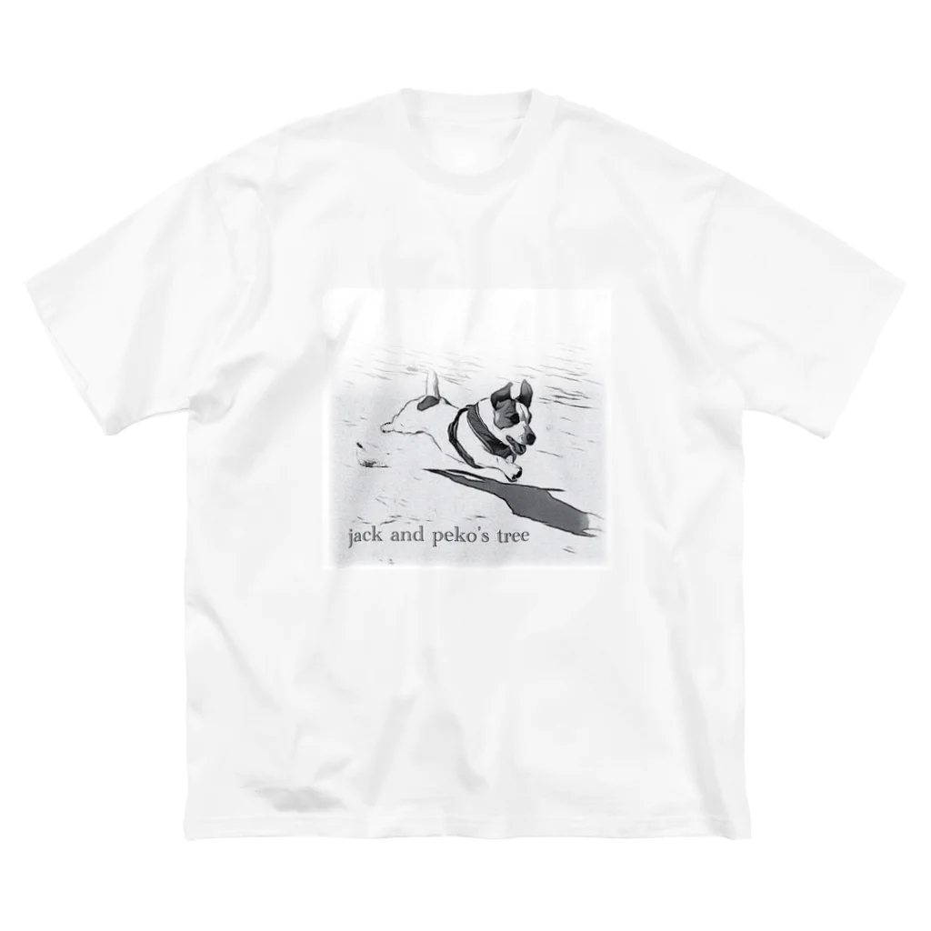 ジャックとペコの木のflying dog ペコ Big T-Shirt