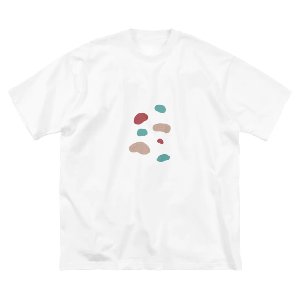 gumimi_bの絵の具でお絵描き ビッグシルエットTシャツ