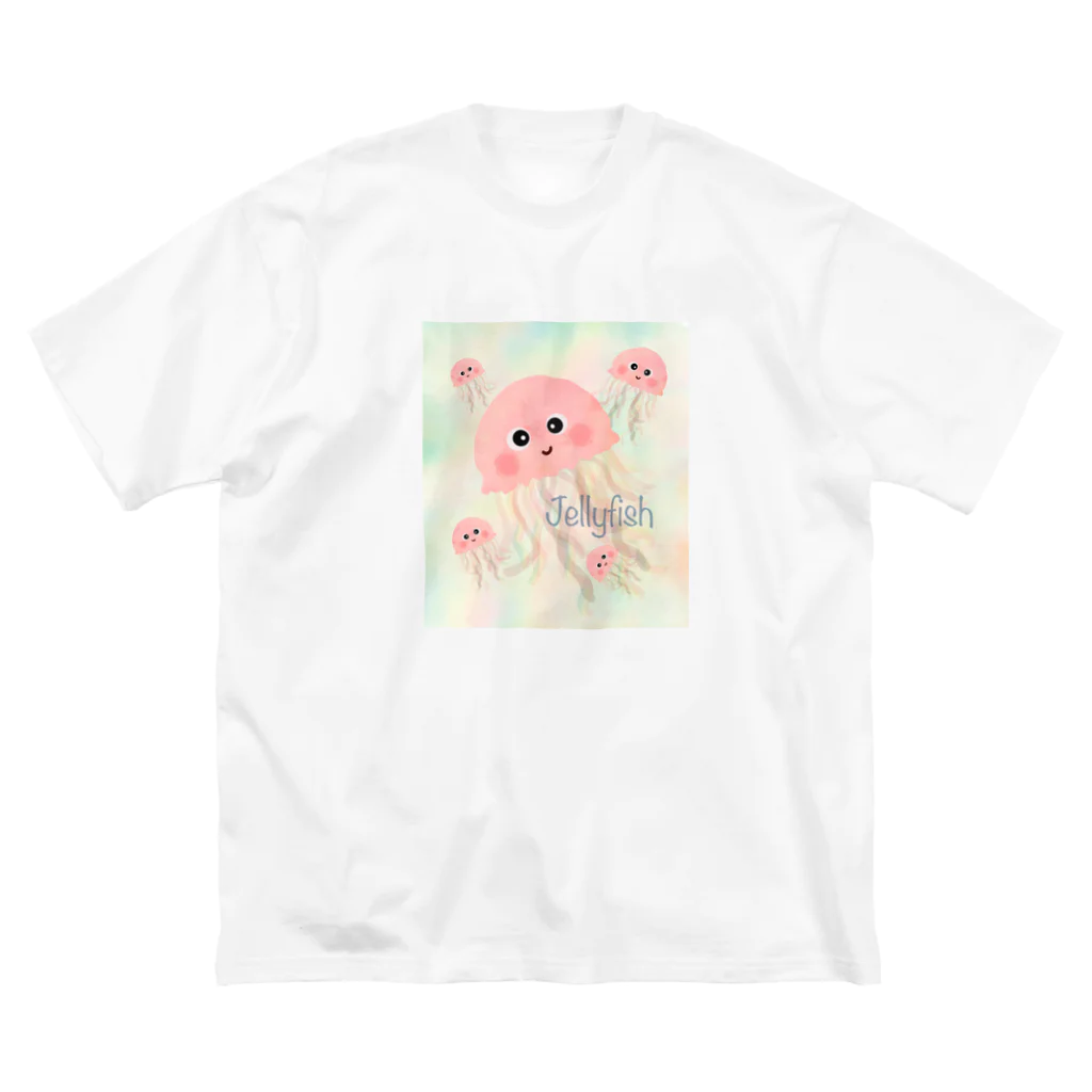 moonriver2020のふわふわクラゲちゃん ビッグシルエットTシャツ