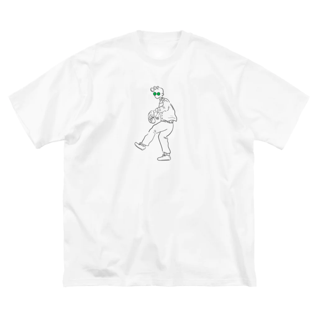 kimichan storeのbaseball ビッグT ビッグシルエットTシャツ