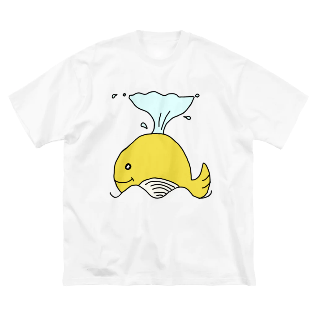 nerucoの本気のクジラさん ビッグシルエットTシャツ