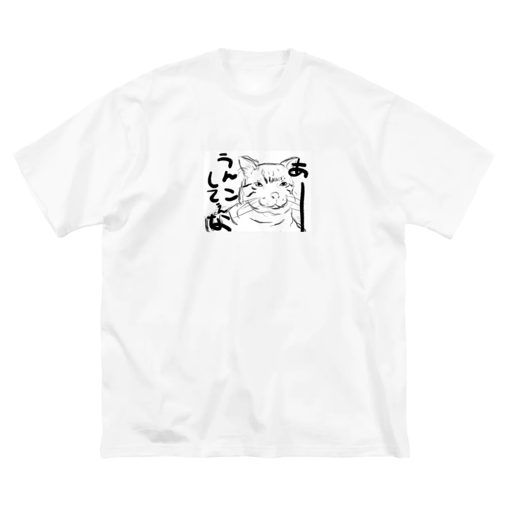 ダチョウ太郎のsuper_Cat ビッグシルエットTシャツ