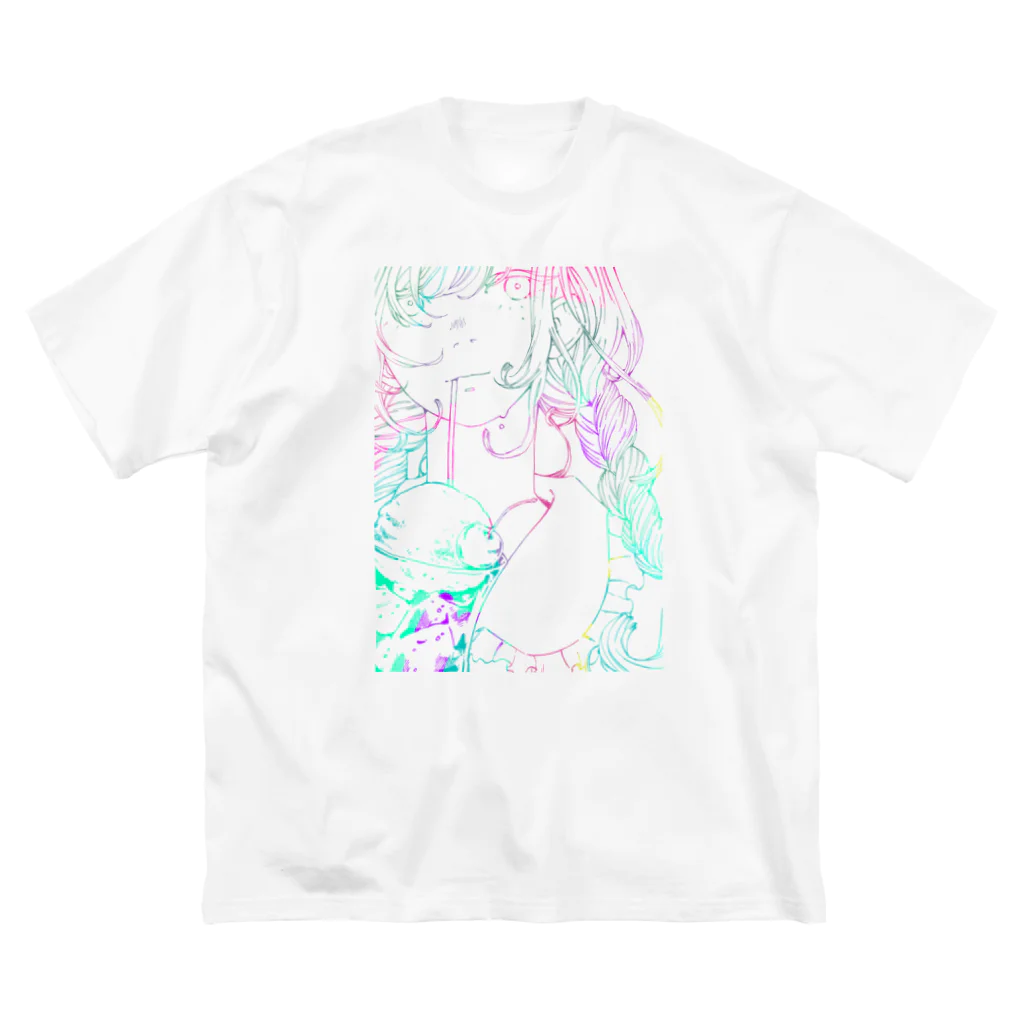 朝際イコ/ ICO ASAGIWAのSODA!!! B ビッグシルエットTシャツ