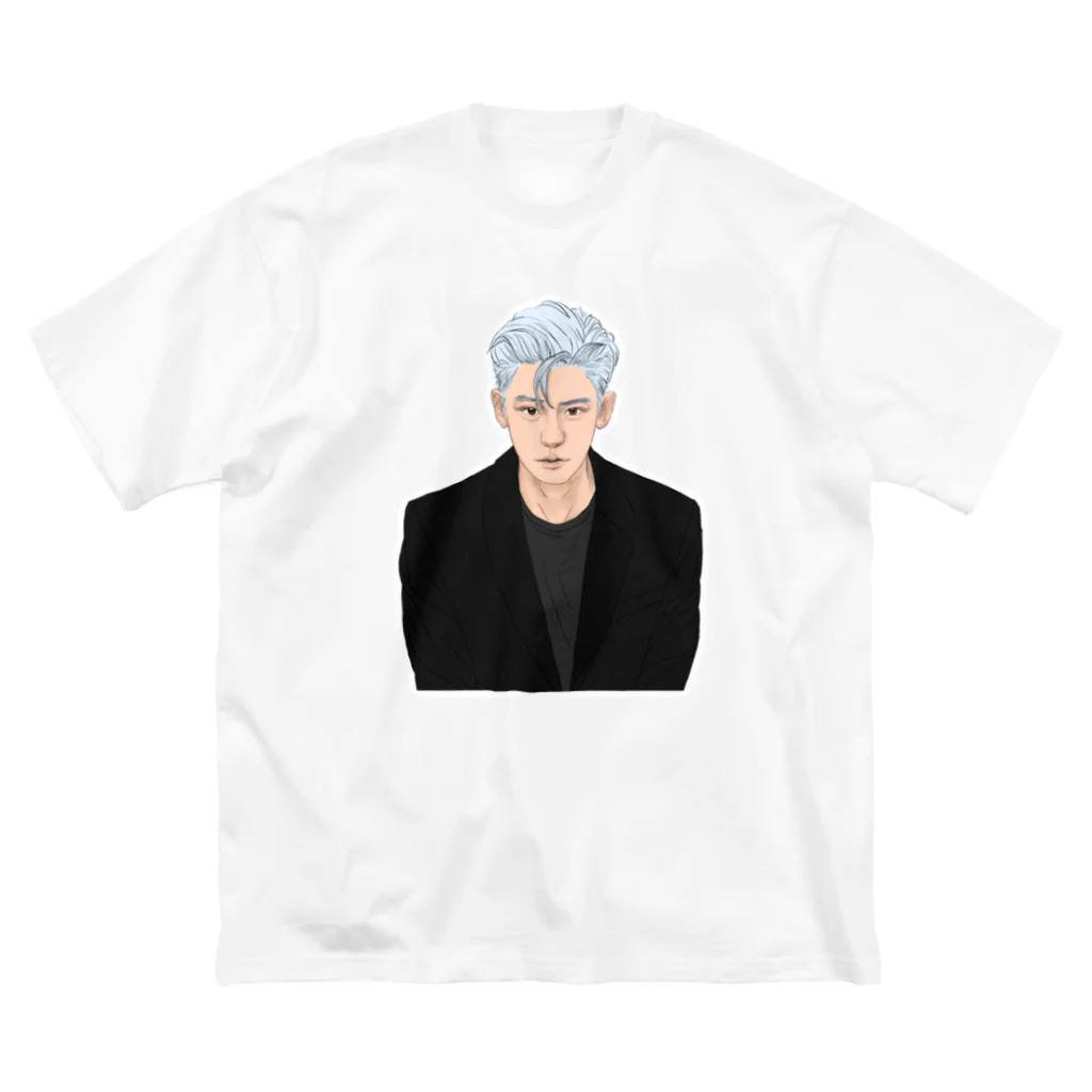 Hoai.art.jpのEXO PARK CHANYEOL fanart  ビッグシルエットTシャツ