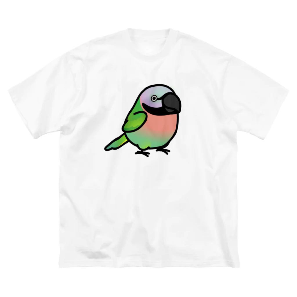 Cody the LovebirdのChubby Bird ダルマインコ（女の子） ビッグシルエットTシャツ