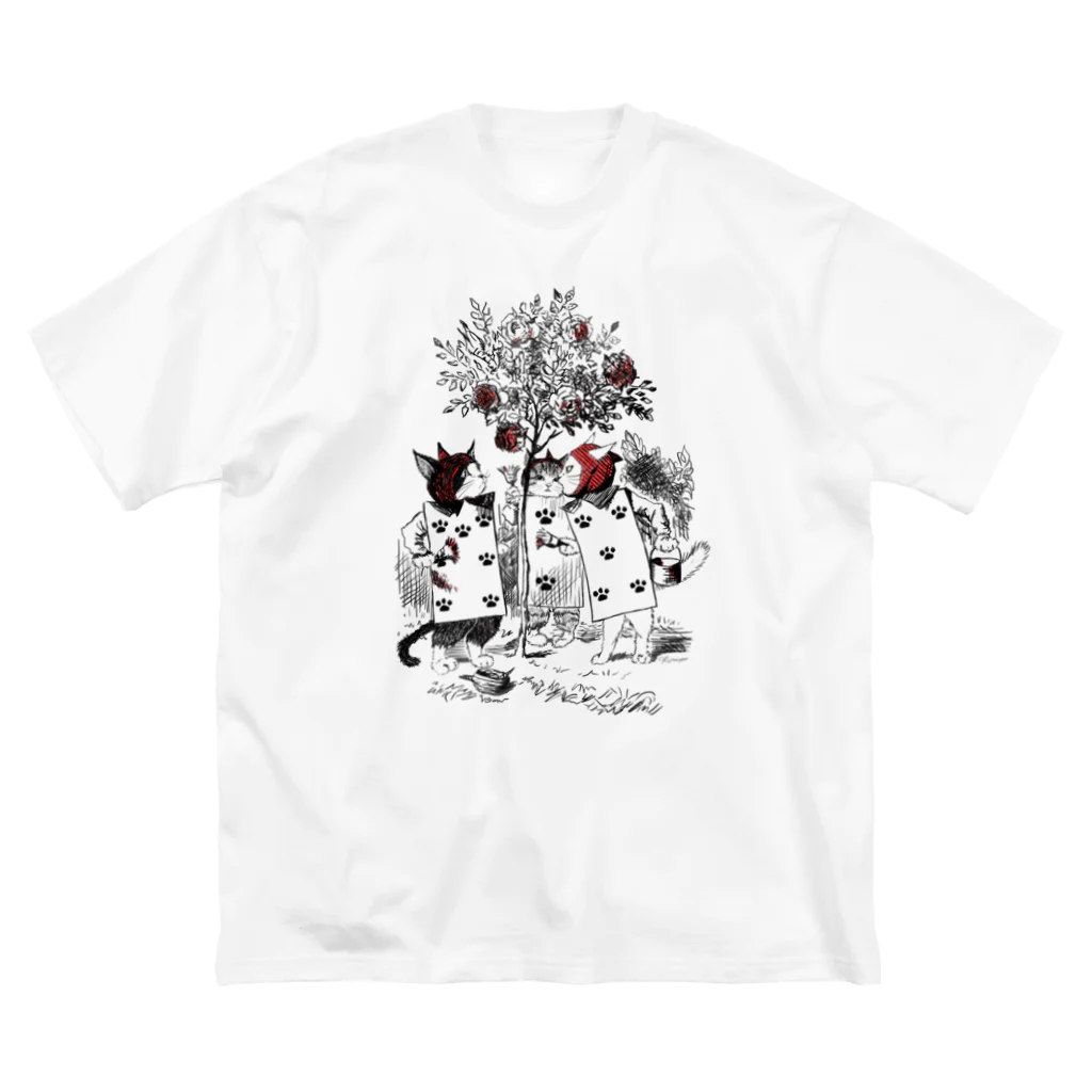 ユカイナミライ舎yukainamirai-miraixxxのトランプ猫兵 Big T-Shirt