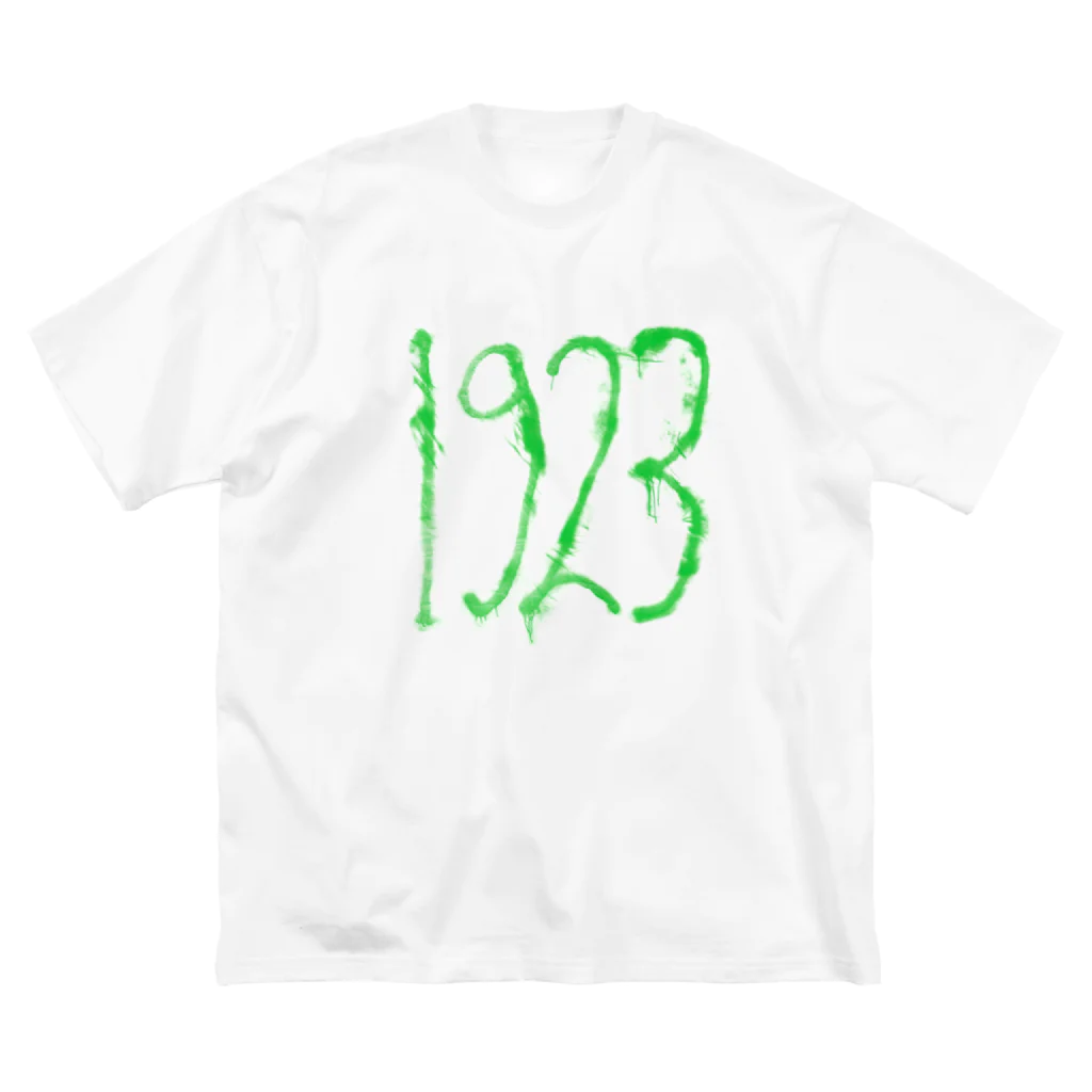 1923の1923-green ビッグシルエットTシャツ