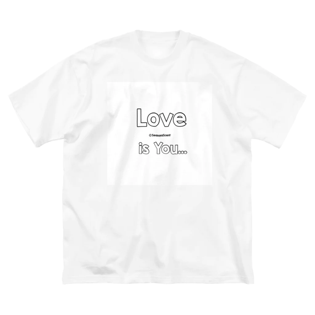 SeasonsScent のLove is You ビッグシルエットTシャツ