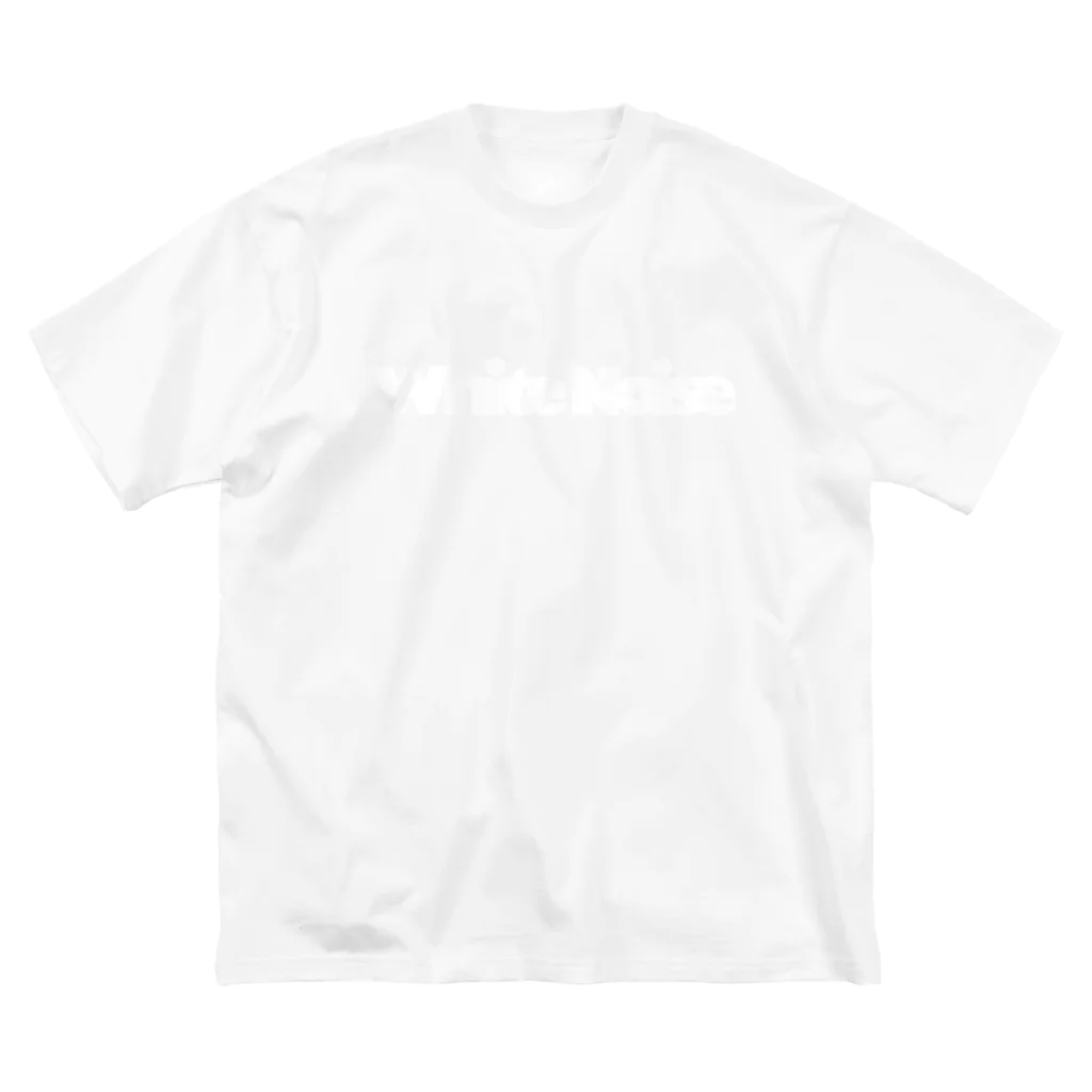 dfp (Design for Podcasters)のホワイトノイズ、真っ白（White Noise / Pure white） ビッグシルエットTシャツ