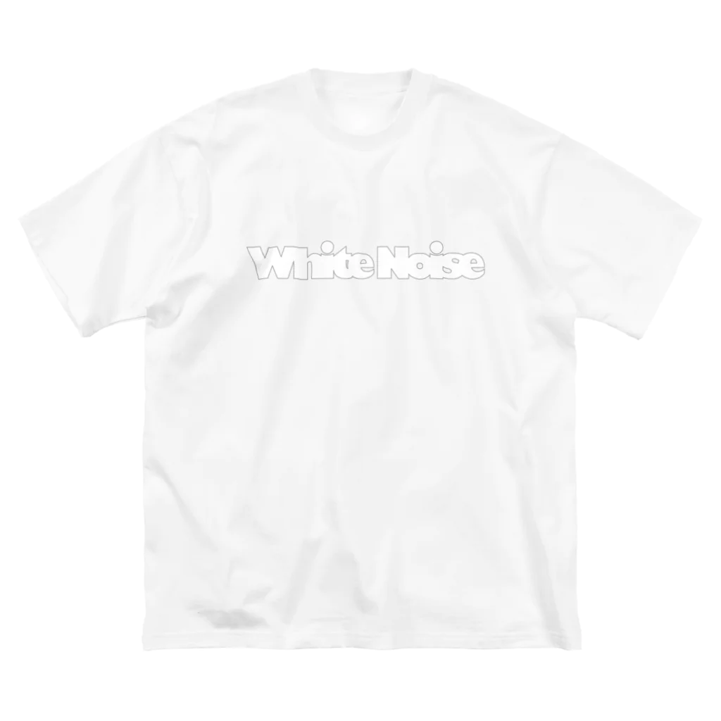 dfp (Design for Podcasters)のホワイトノイズ、アウトライン（White Noise / Outline） Big T-Shirt