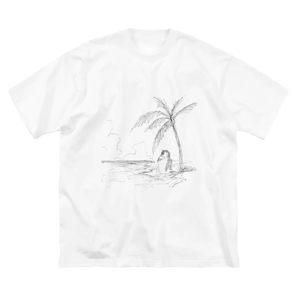 雑貨屋ペパロニの夏のペンギン　サマーバケーション Big T-Shirt