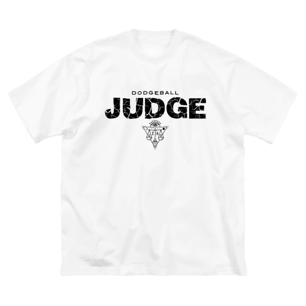 WLDのDODGEBALL JUDGE BLACK ビッグシルエットTシャツ