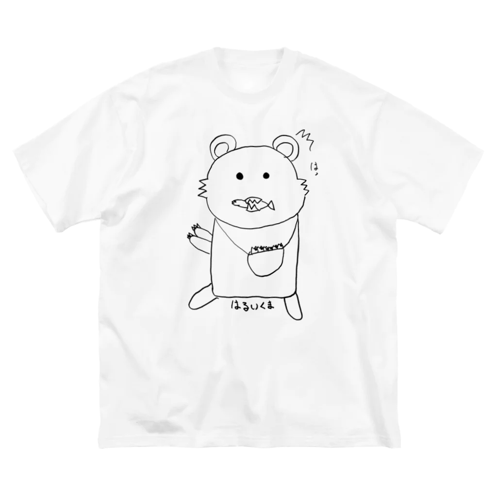 nnlabのわるいくま ビッグシルエットTシャツ