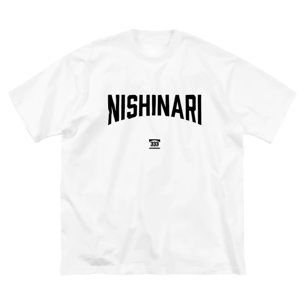 コンビニエンス333のNISHINARI CITY ビッグシルエットTシャツ