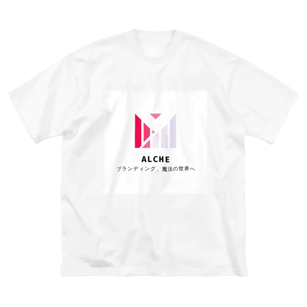 原田秀馬🐶株式会社ALCHE代表のALCHE会社ロゴ ビッグシルエットTシャツ