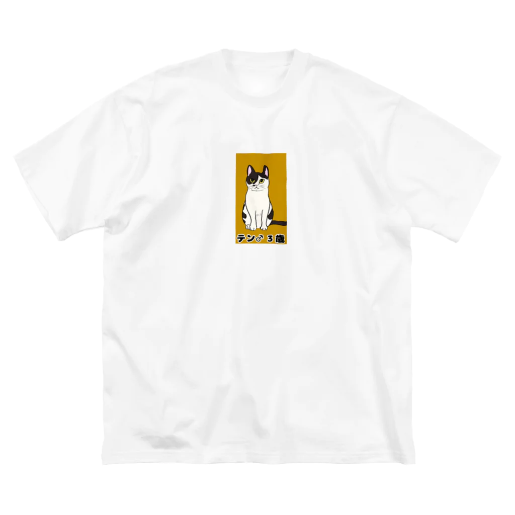 toru_utsunomiyaの猫のテンくん ビッグシルエットTシャツ