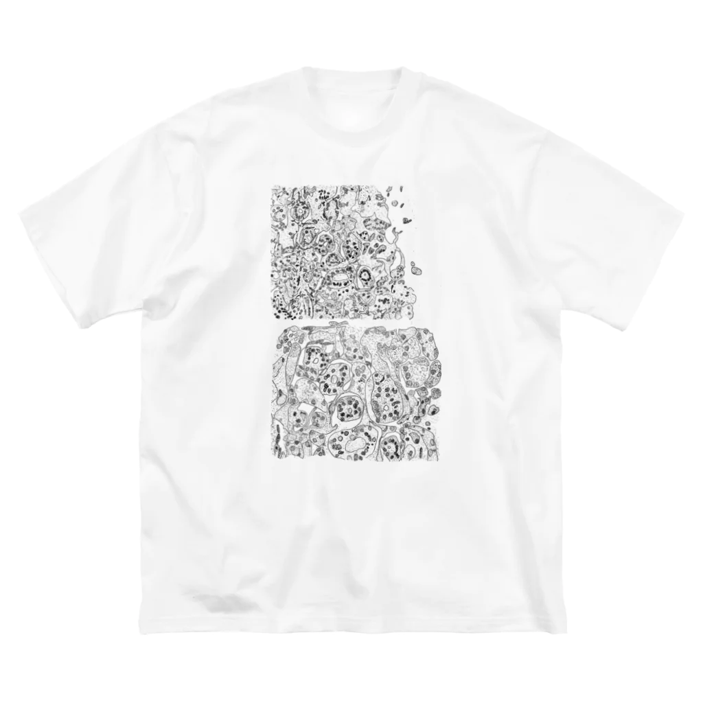 live freeeeeのsalivary glands. ビッグシルエットTシャツ