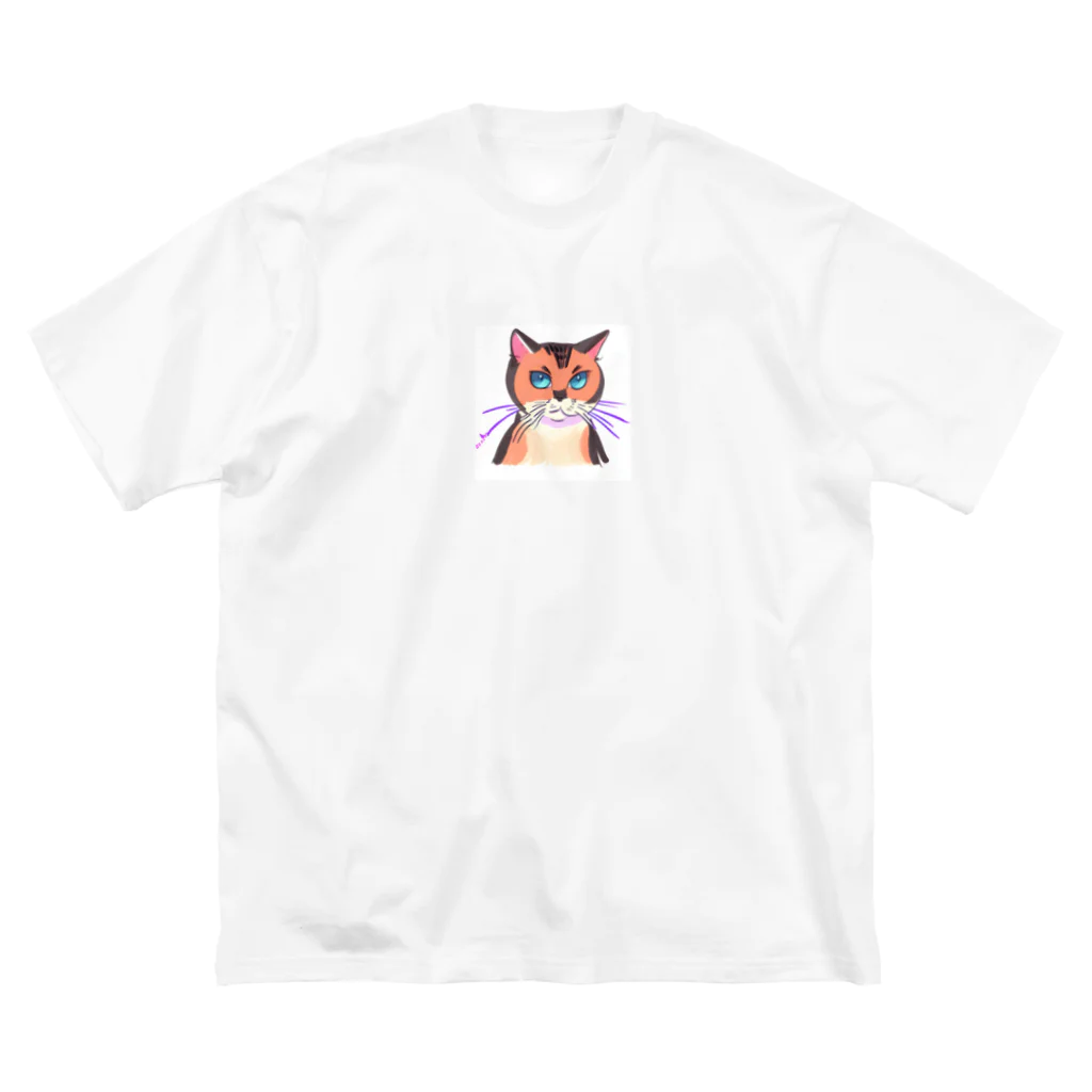 たかこのかわいい猫　ティナちゃん ビッグシルエットTシャツ