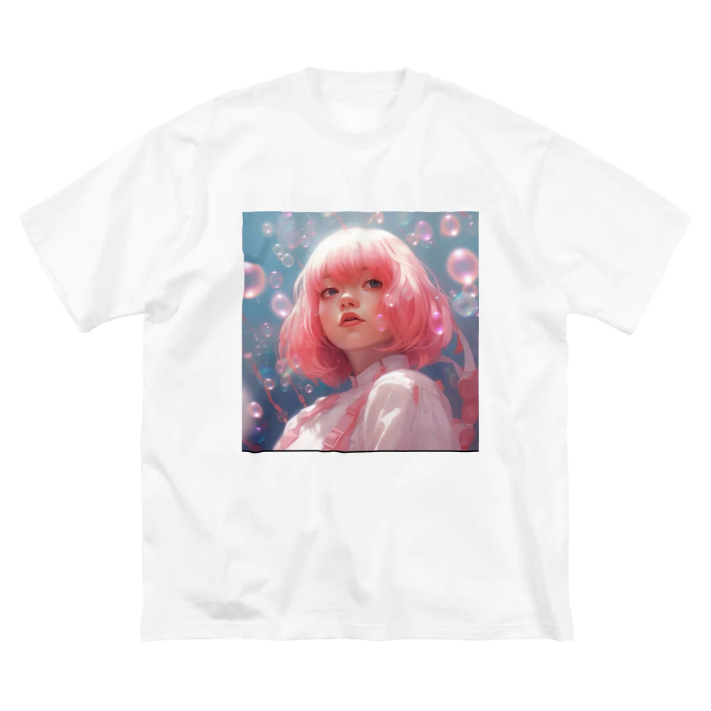 ソヒのショップのピンクな女子 Big T-Shirt