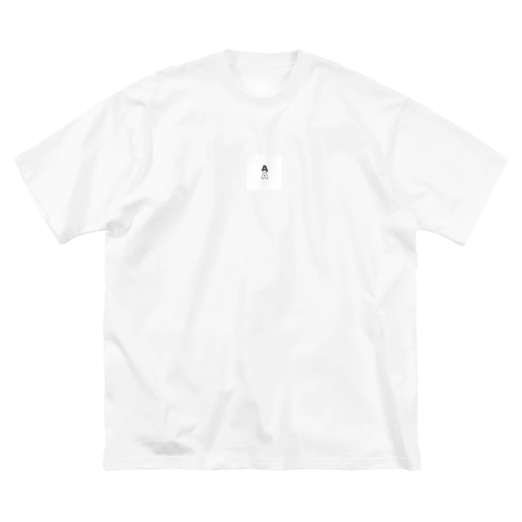 Double A ダブルエーの【モノクロ】シンプル　Aロゴ　オリジナル ビッグシルエットTシャツ