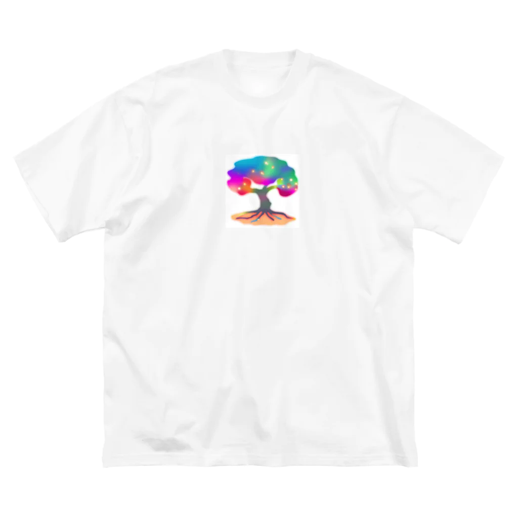 Kuronicoのレインボーガジュマル Big T-Shirt