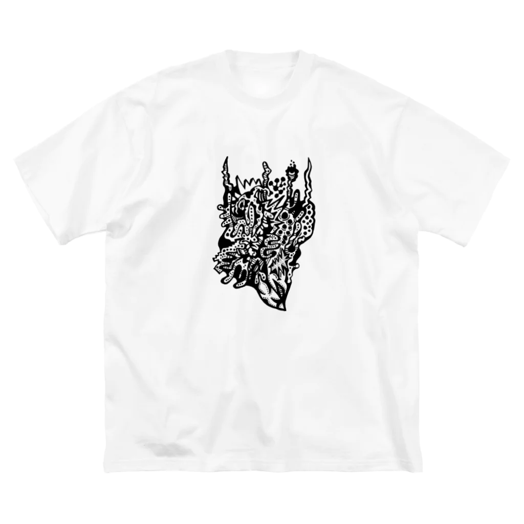  DendoRocK KakaLIAの心臓 ビッグシルエットTシャツ