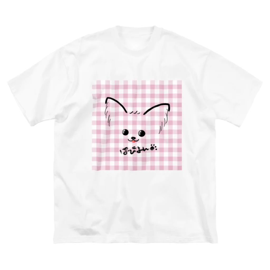 merongのぱぴよん♡ギンガム ビッグシルエットTシャツ