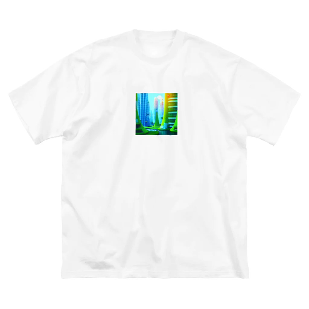 やさぐれメタルの未来都市TANTAN Big T-Shirt