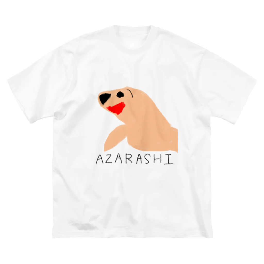 animaltennensuiの息子が描きそうなシリーズ:アザラシ ビッグシルエットTシャツ