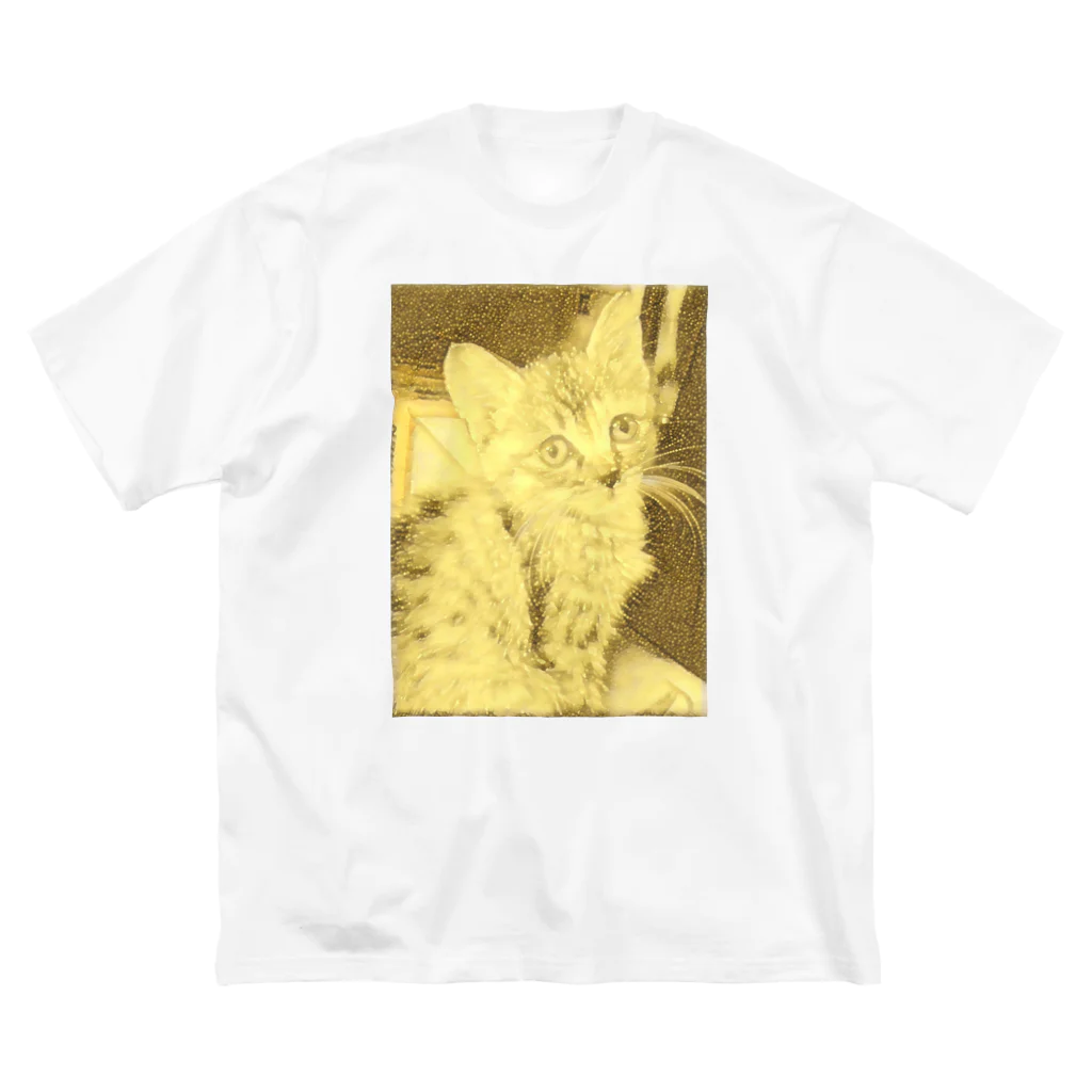 金色猫のキラキラネコ Big T-Shirt