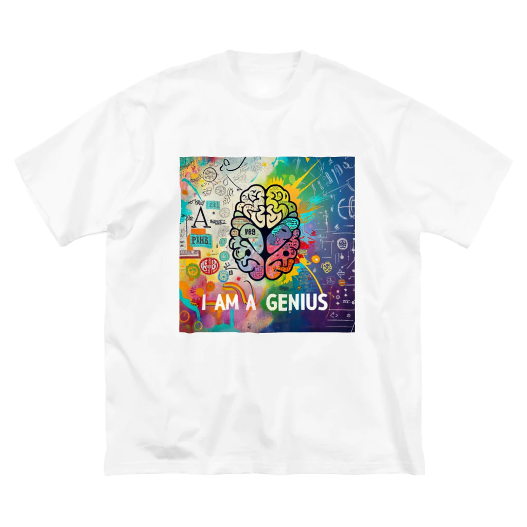 ノイトランナウェイのI am a genius ビッグシルエットTシャツ