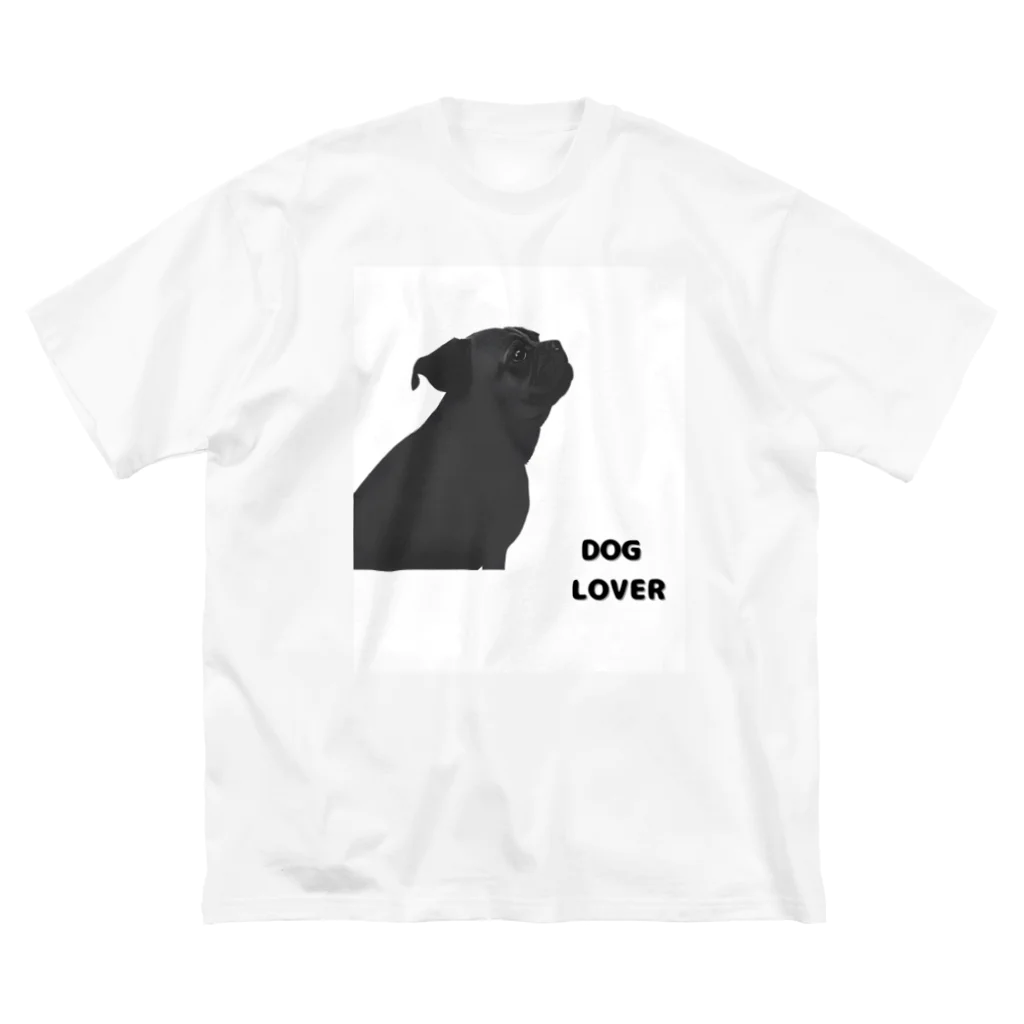 DOG LOVERのDOG LOVER（パグ） ビッグシルエットTシャツ