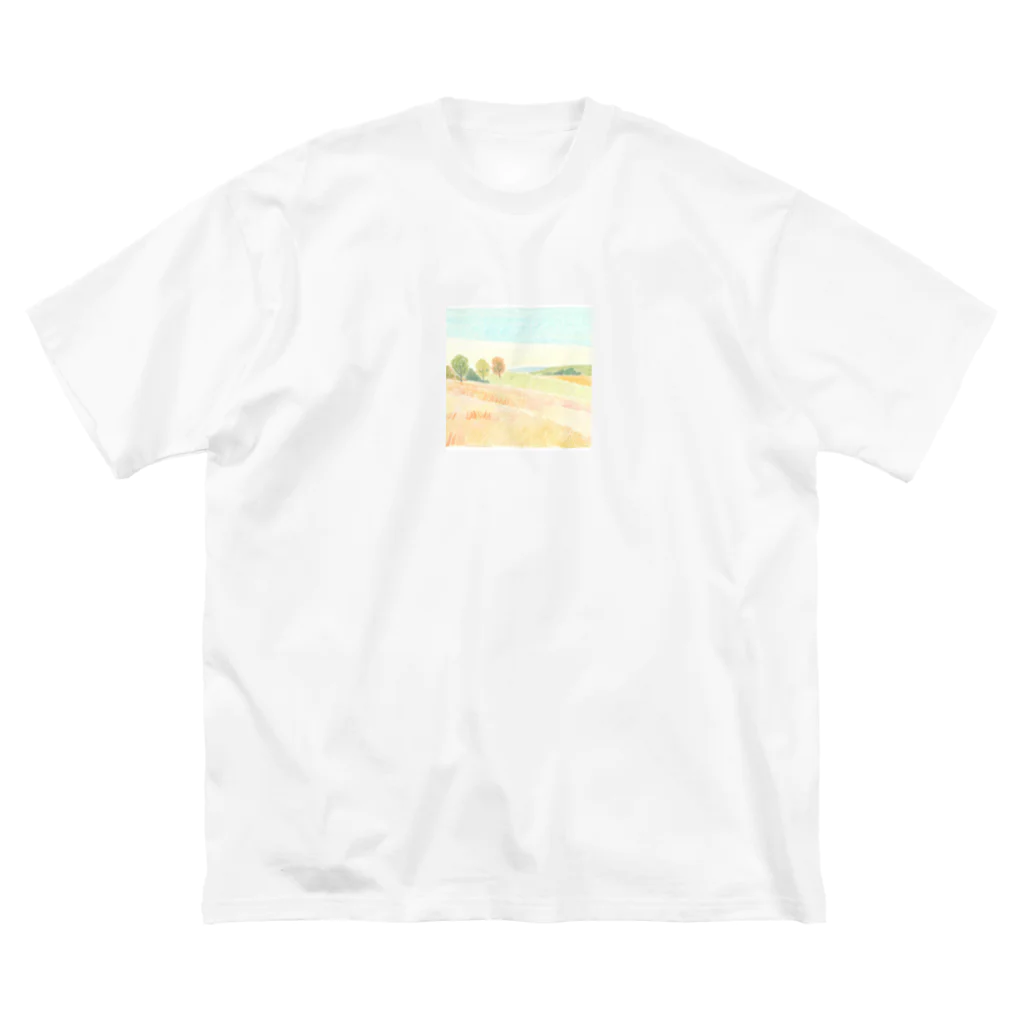 いっちゃんの気まぐれ工房の秋の気配 ビッグシルエットTシャツ