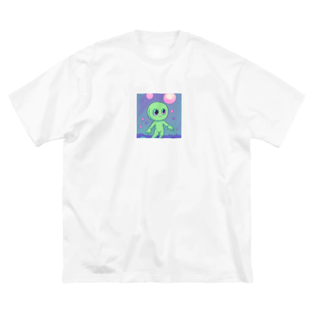 Town_ShipのCosmic Invader ビッグシルエットTシャツ