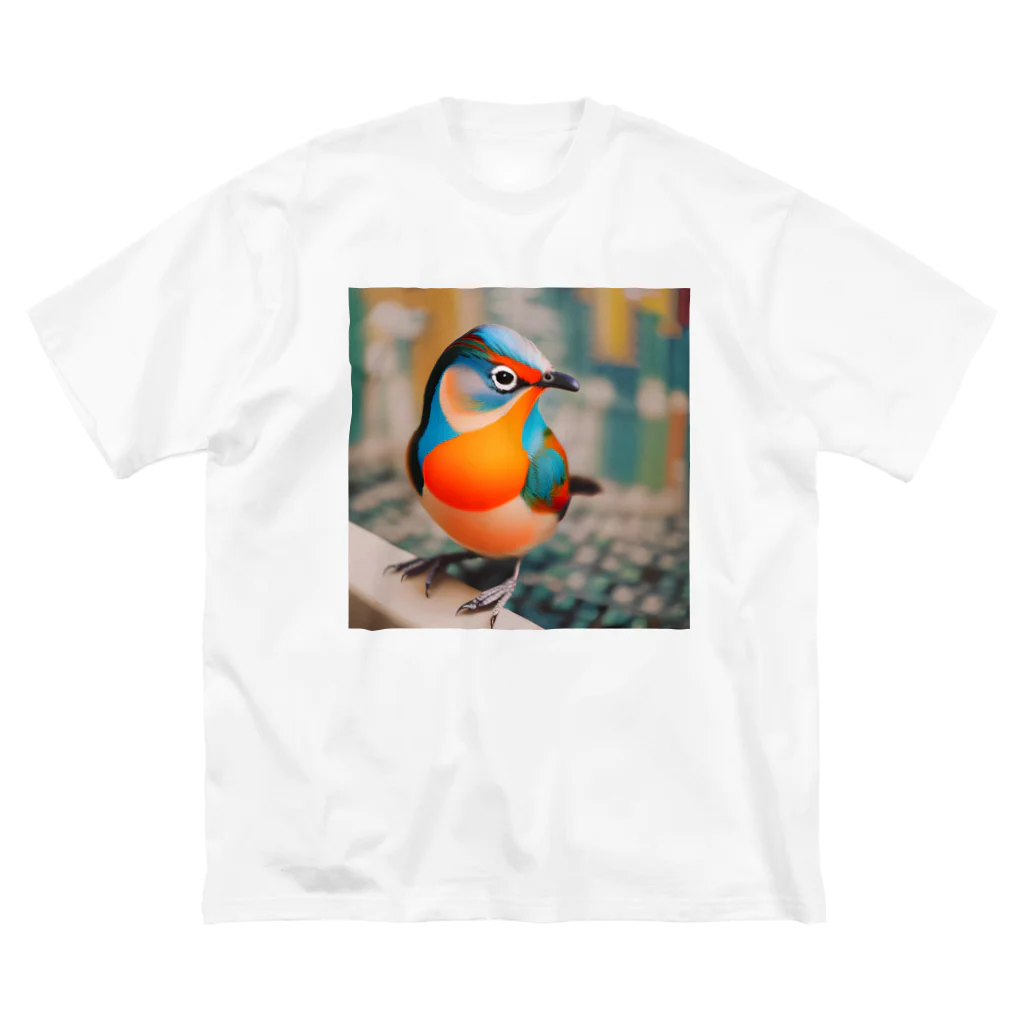 Fantasiaの虹の鳥グッズ ビッグシルエットTシャツ