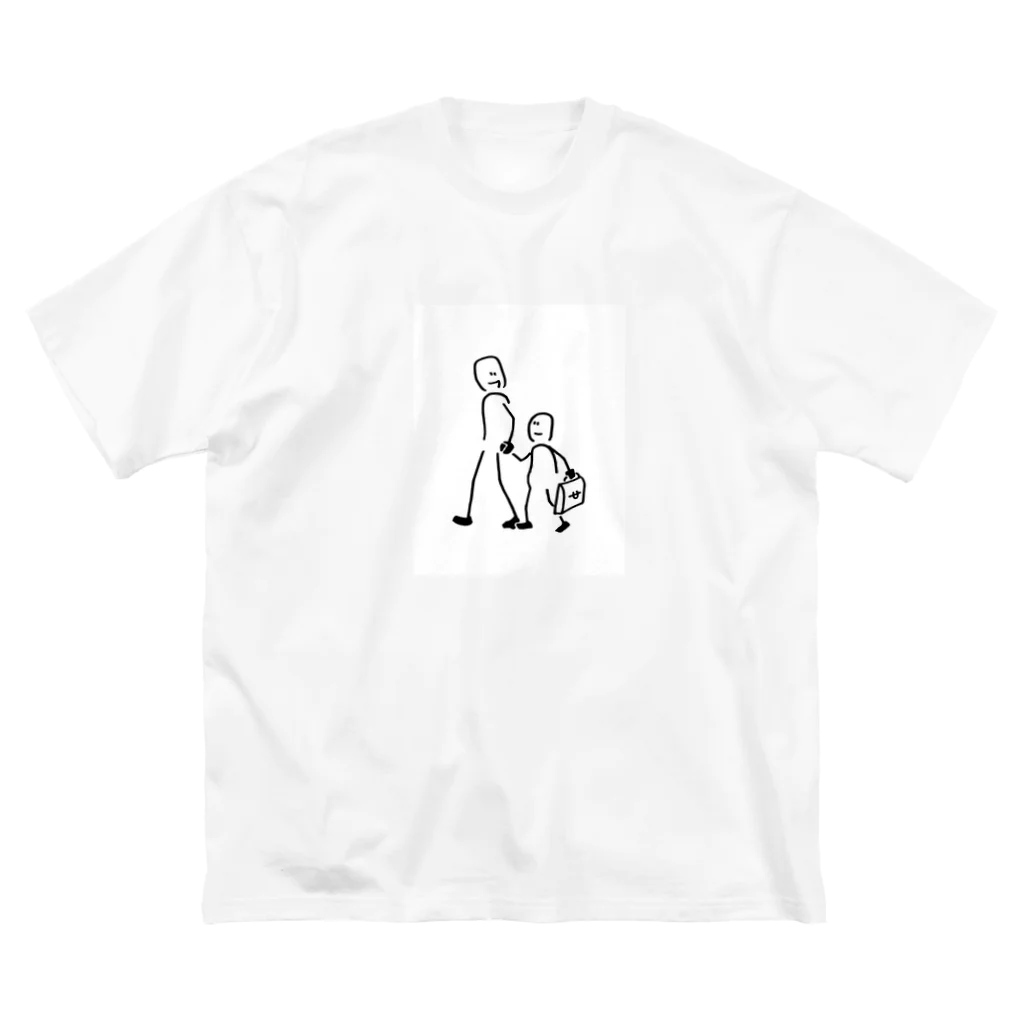 kopapaの親子手つなぎデートくん Big T-Shirt