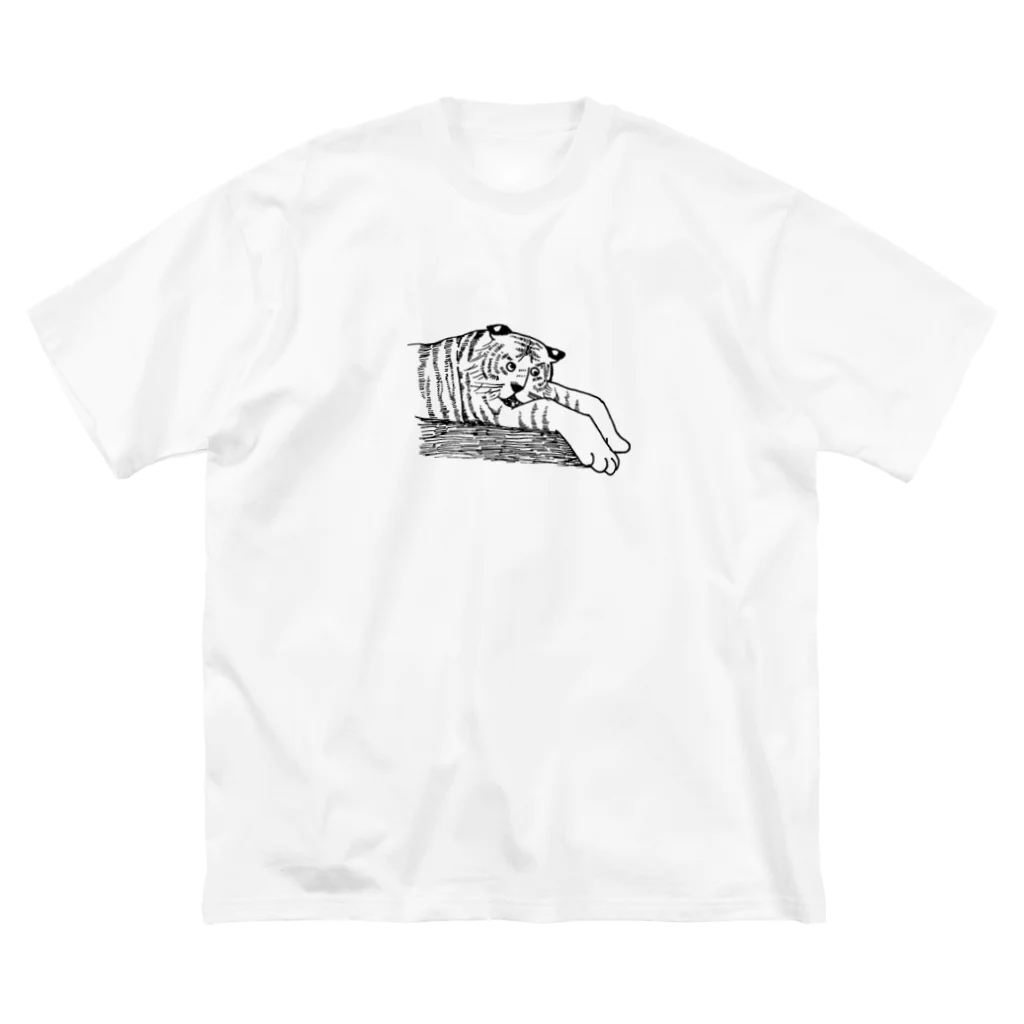 Los animales divinos.のアムールトラA03 ビッグシルエットTシャツ