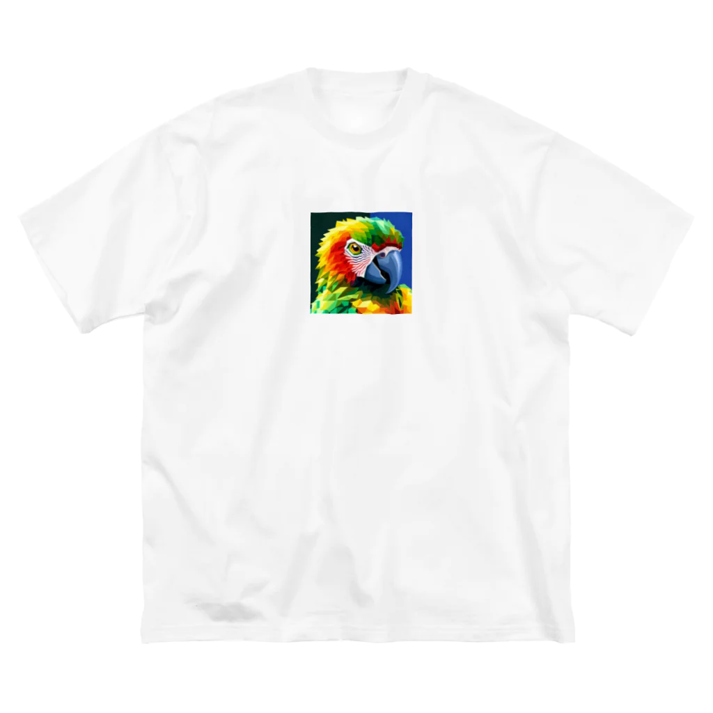 L-USのドット絵のロロ ビッグシルエットTシャツ