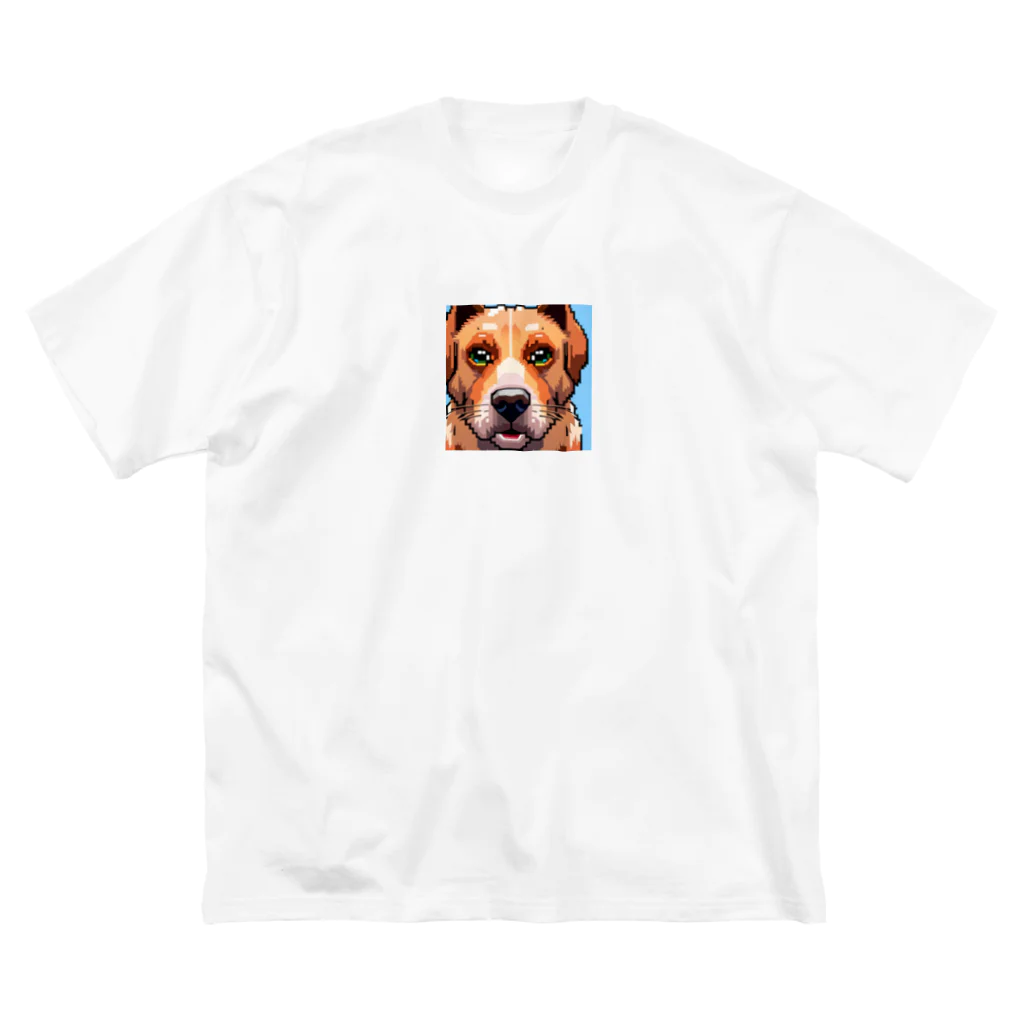 getprizeのドット絵の犬 ビッグシルエットTシャツ