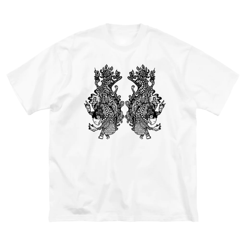  DendoRocK KakaLIAの鳥 ビッグシルエットTシャツ