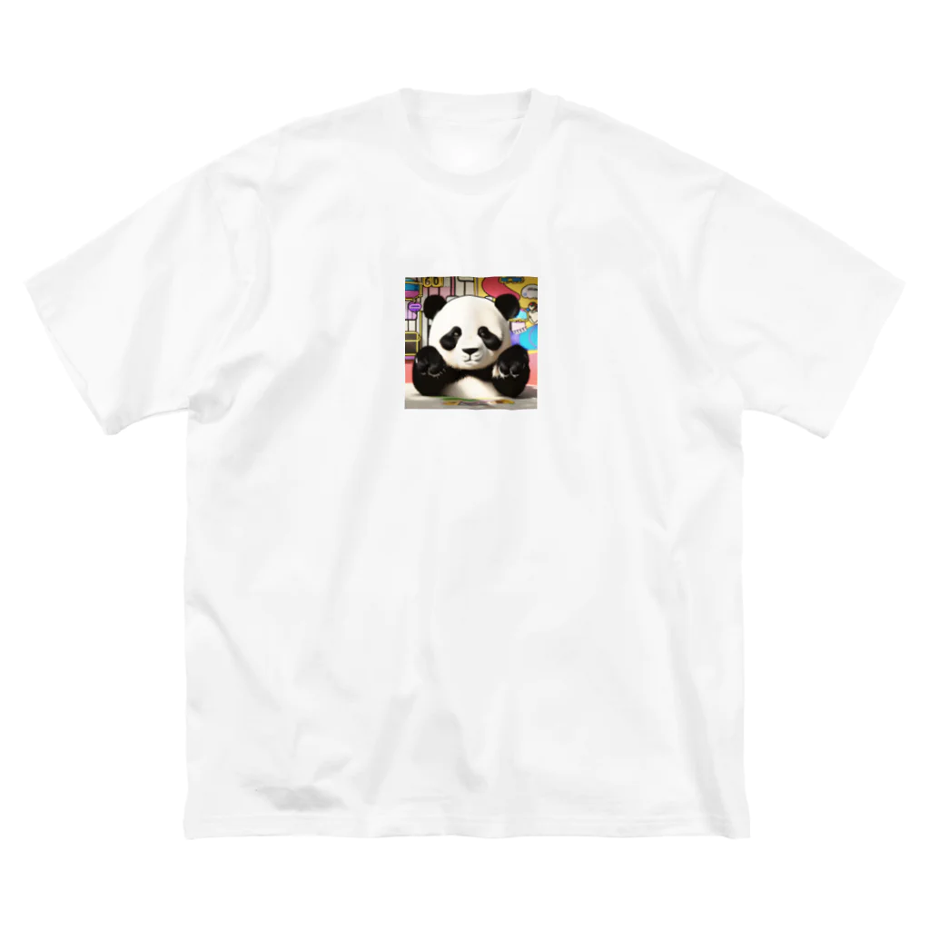 パンダリアンのかわいいパンダグッズ ビッグシルエットTシャツ