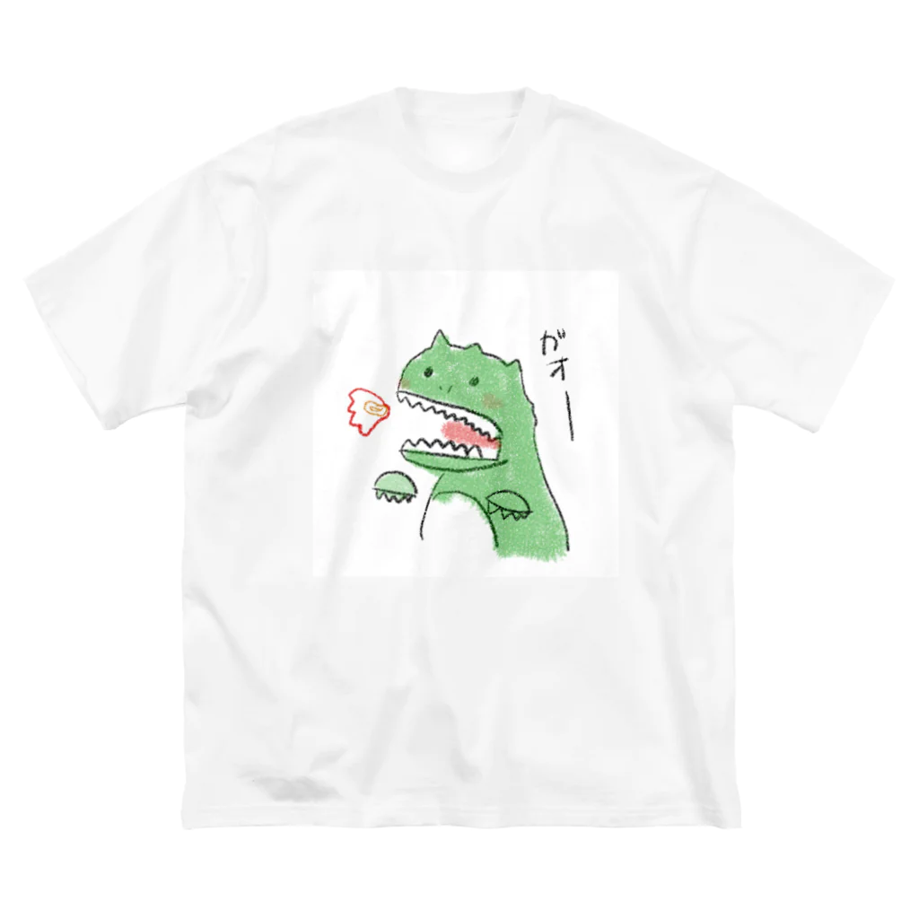 𓈒◌rui🦖🫧のかいじゅうのうた ビッグシルエットTシャツ