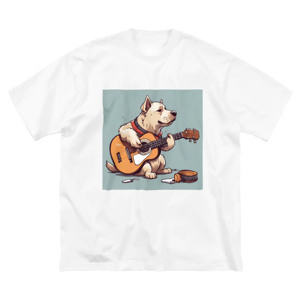 Sing Together のギタわん ビッグシルエットTシャツ