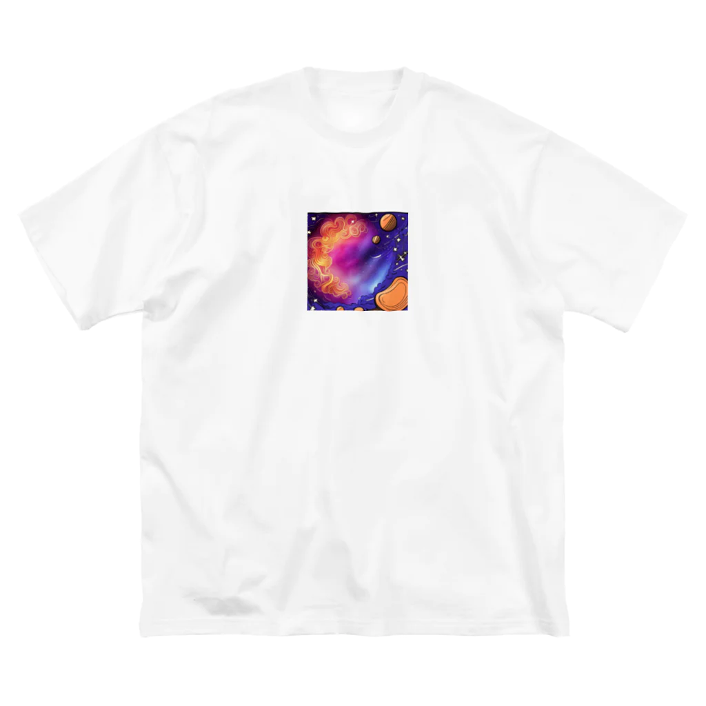 HIRO-oneの宇宙 ビッグシルエットTシャツ