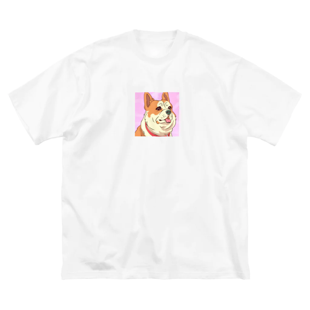 まさのお店の人懐こい犬 Big T-Shirt