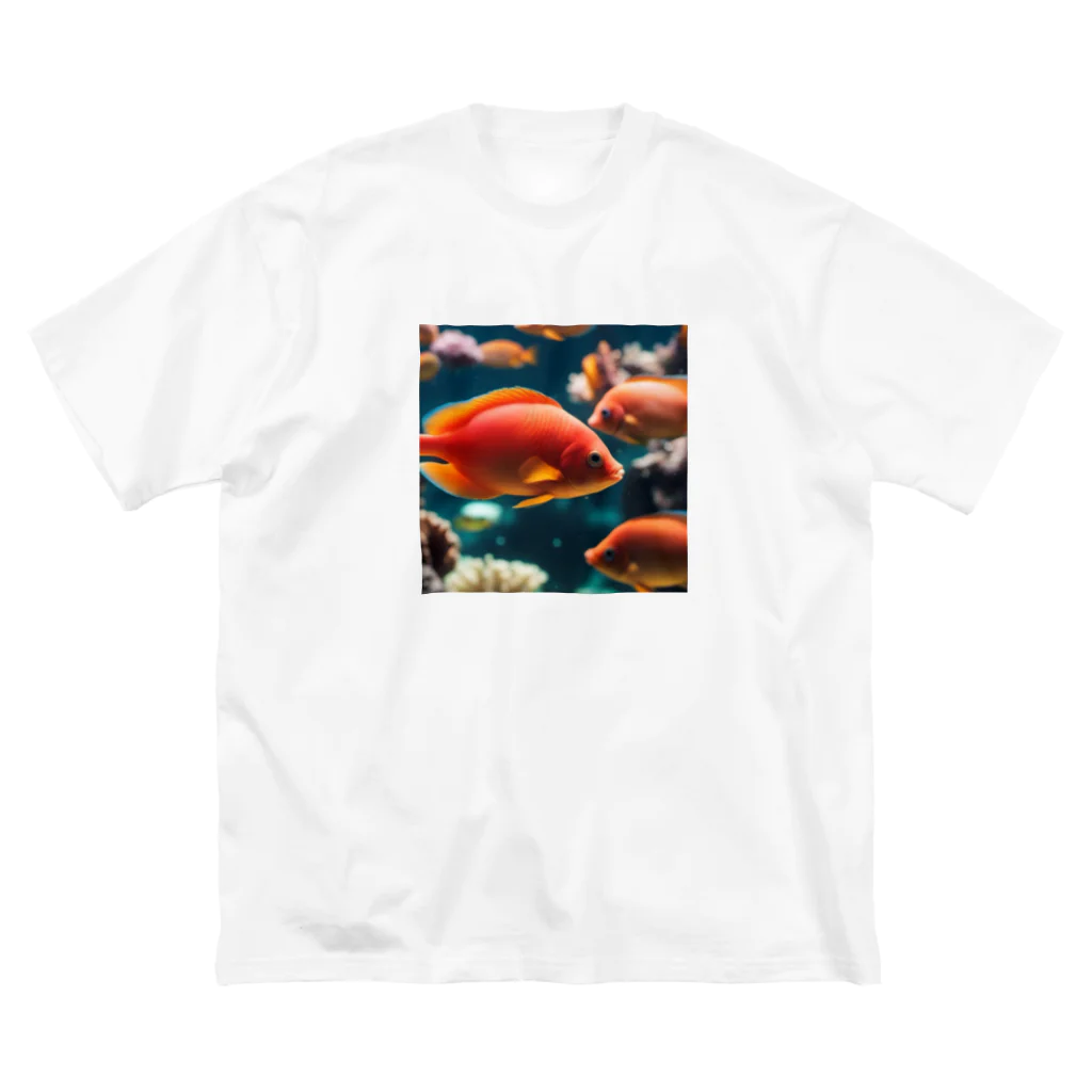 DapperMixの珊瑚の楽園、美魚群グッズ ビッグシルエットTシャツ