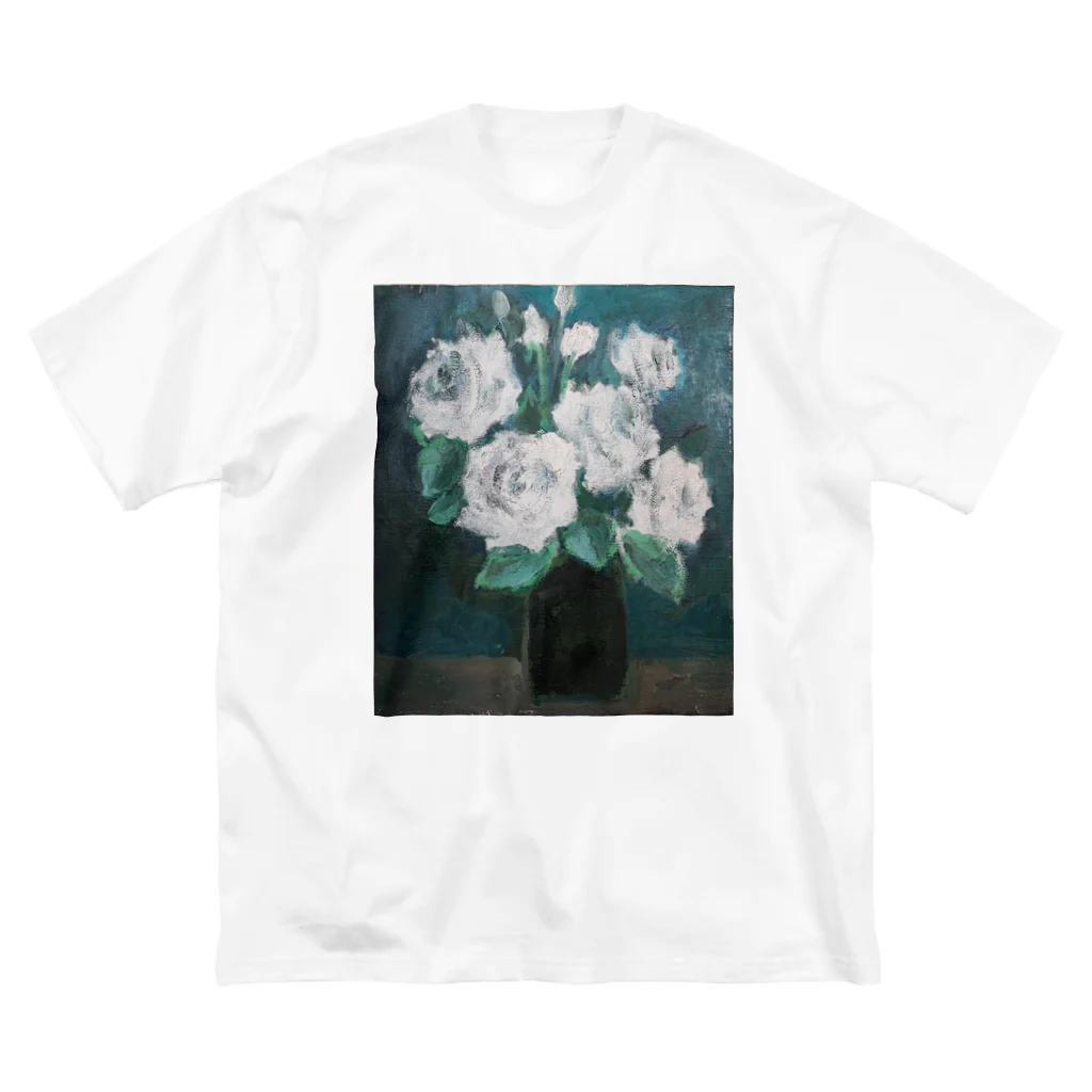 JjyunKaigaKoubouの白薔薇2022 ビッグシルエットTシャツ