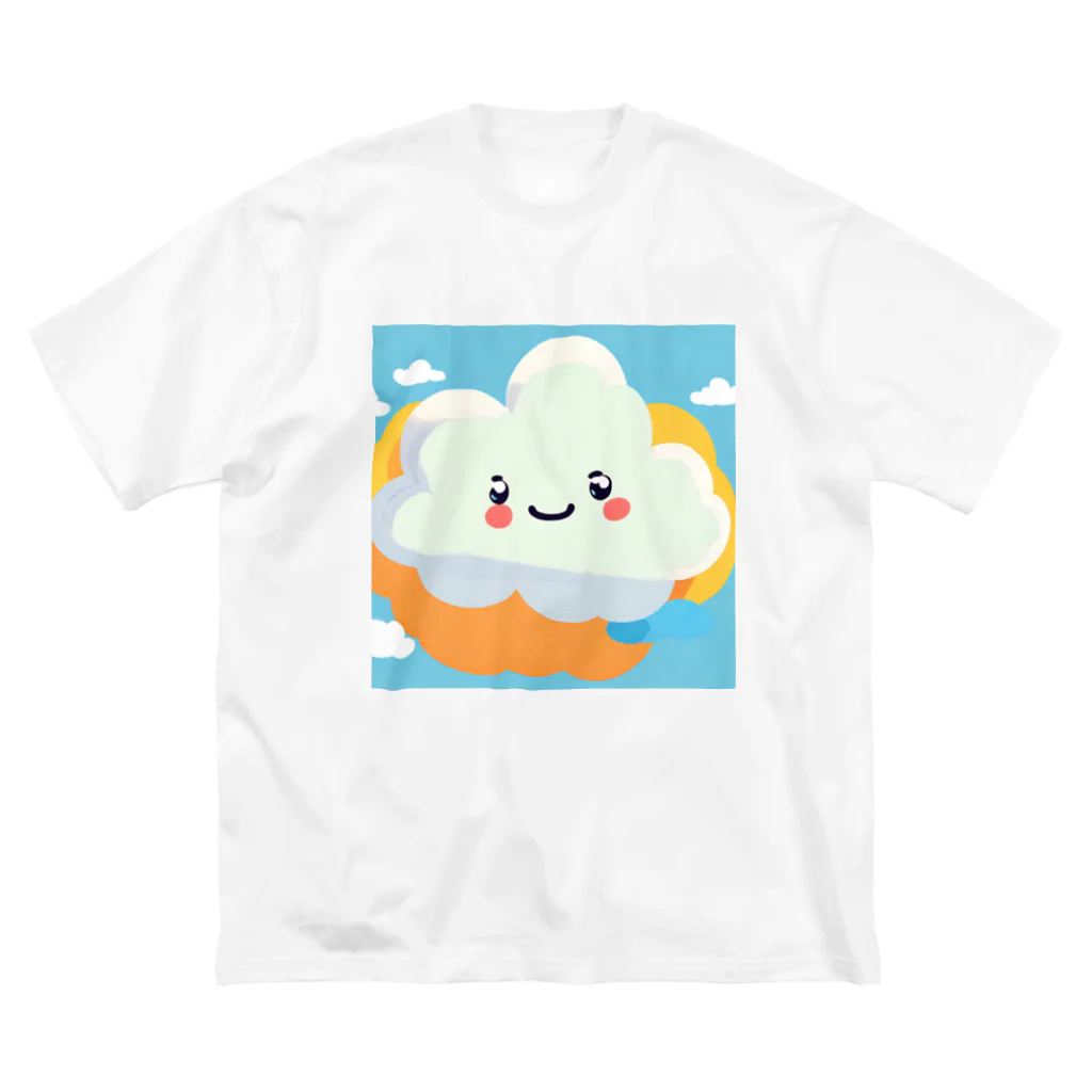 K-springの可愛い雲 ビッグシルエットTシャツ