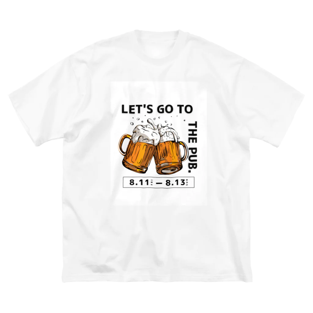 T3 styleのビールを飲もう！ Big T-Shirt